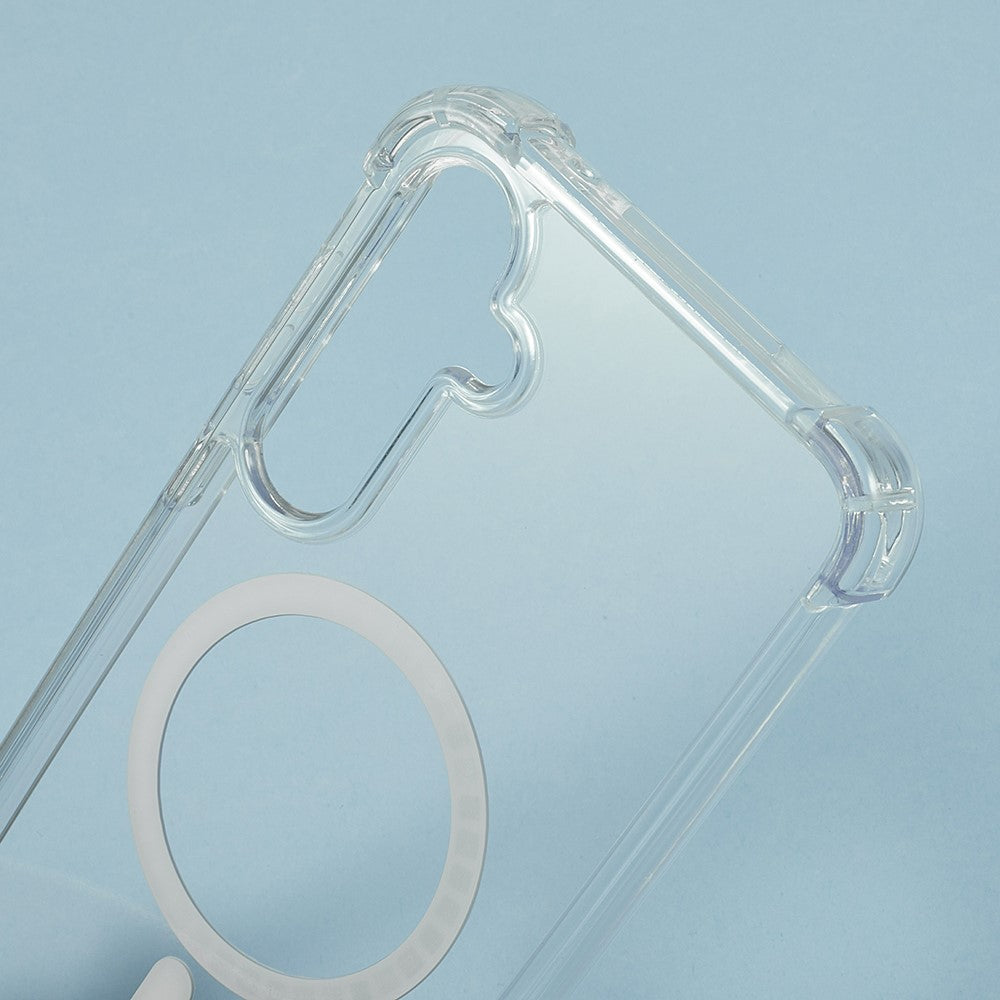 For Samsung Galaxy A17 5G / A16 4G / 5G Clear Phone Case Compatible with MagSafe 1.5mm Shockproof Back Cover