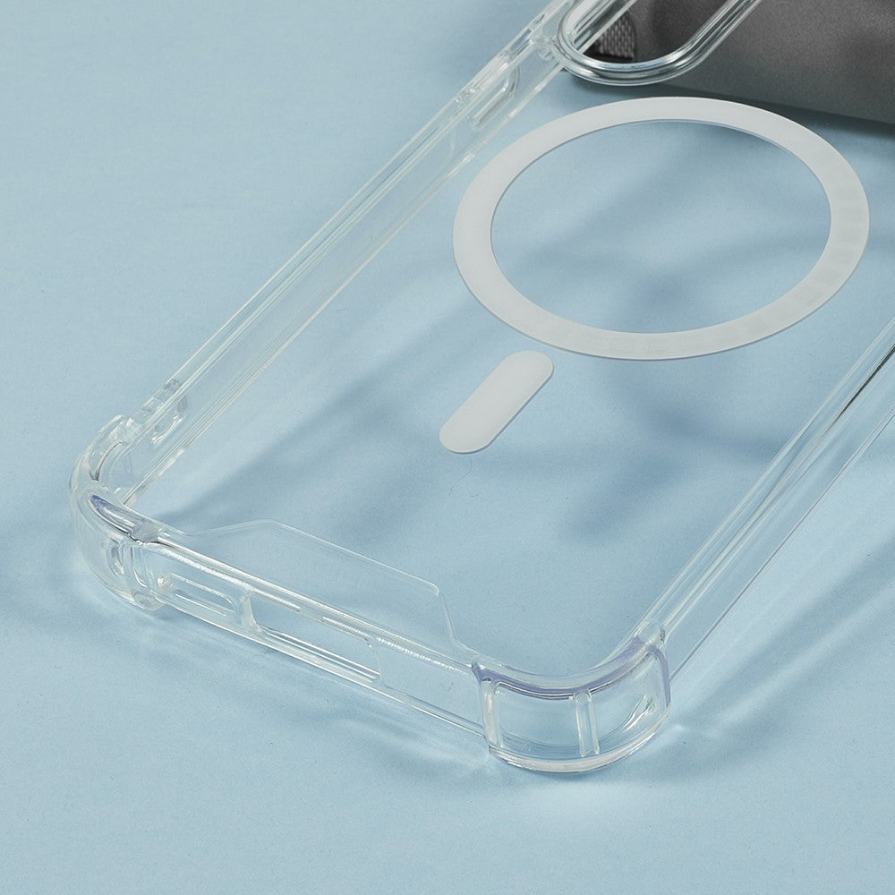 For Samsung Galaxy A17 5G / A16 4G / 5G Clear Phone Case Compatible with MagSafe 1.5mm Shockproof Back Cover
