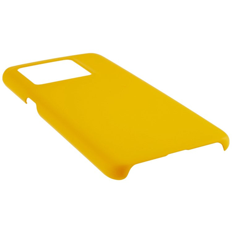 For OnePlus Ace Pro 5G / 10T 5G Rubberized Phone Case Glossy Hard PC Non-Slip Shockproof Cove - Yellow