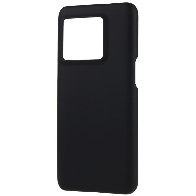 For OnePlus Ace Pro 5G / 10T 5G Rubberized Phone Case Glossy Hard PC Non-Slip Shockproof Cove - Black