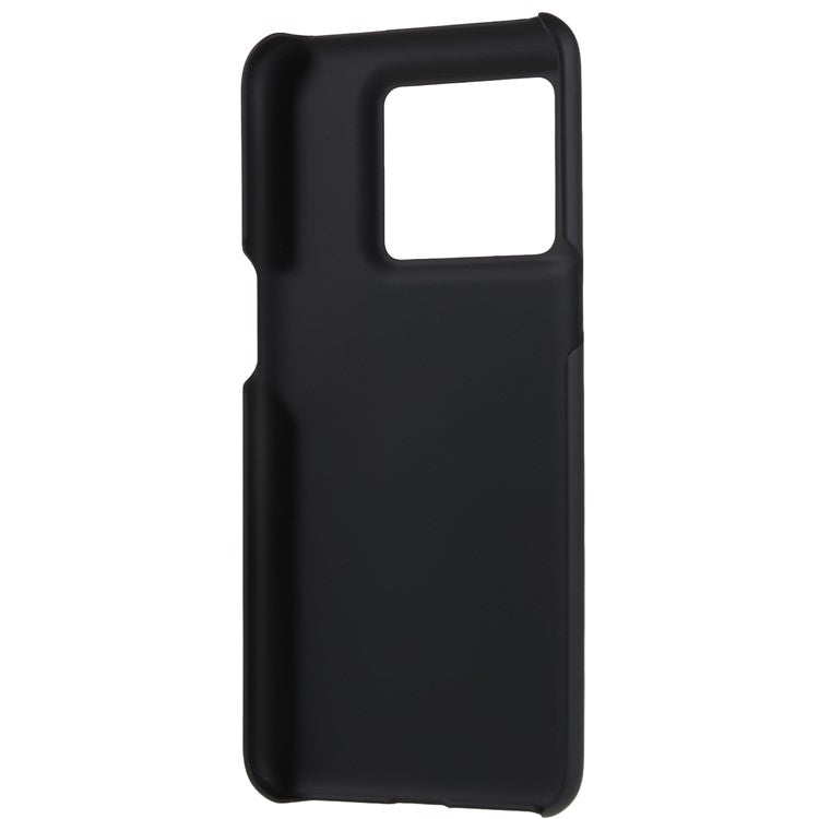 For OnePlus Ace Pro 5G / 10T 5G Rubberized Phone Case Glossy Hard PC Non-Slip Shockproof Cove - Black