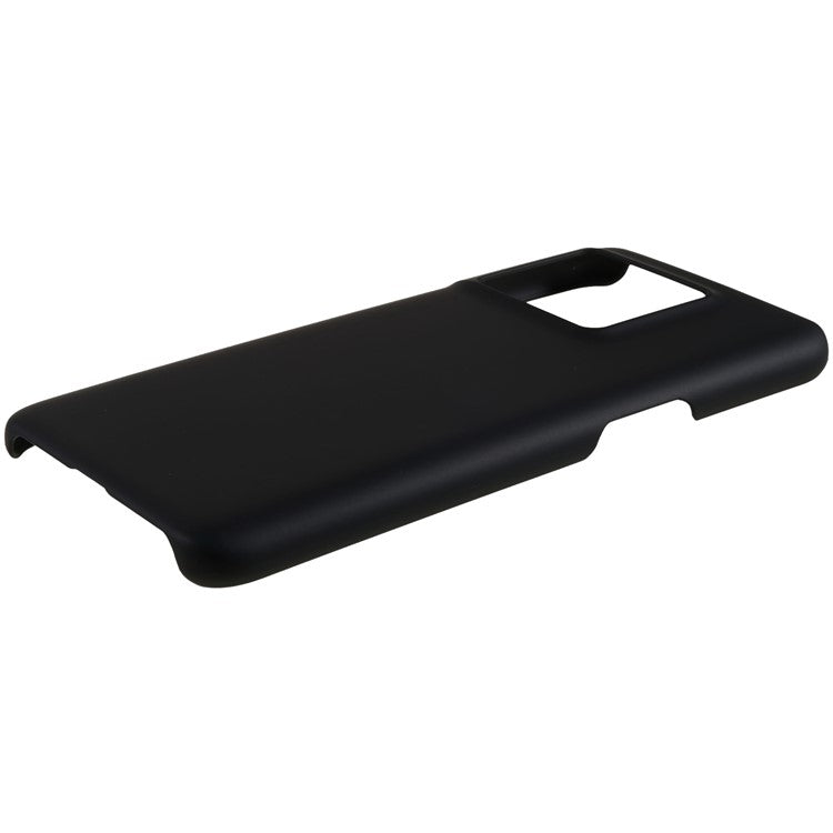 For OnePlus Ace Pro 5G / 10T 5G Rubberized Phone Case Glossy Hard PC Non-Slip Shockproof Cove - Black