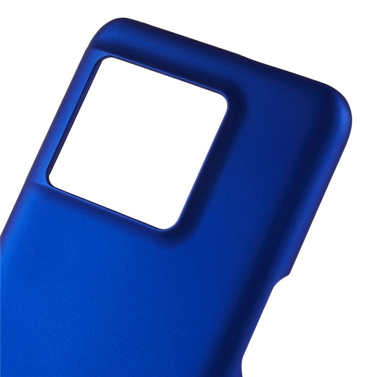 For OnePlus Ace Pro 5G / 10T 5G Rubberized Phone Case Glossy Hard PC Non-Slip Shockproof Cove - Blue