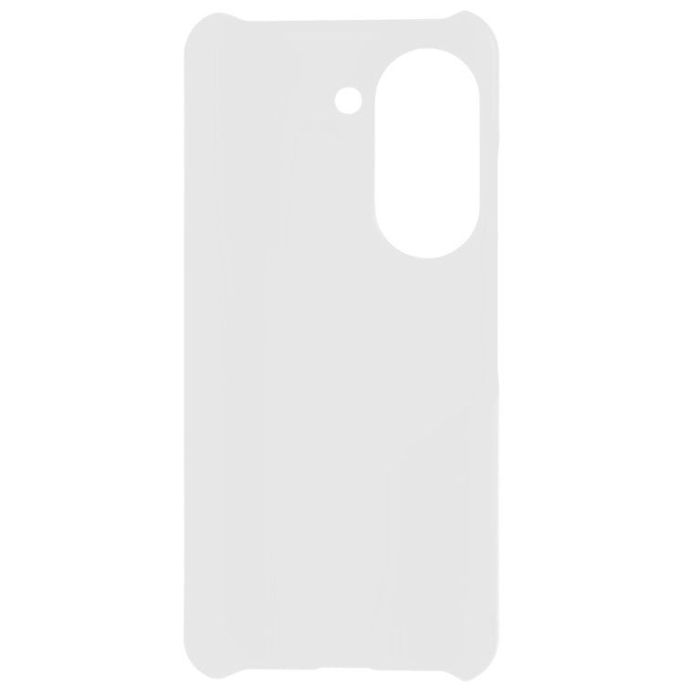 For Asus Zenfone 9 5G Glossy Rubberized Mobile Everyday Case Hard PC Shockproof Defender Phone Cover - White