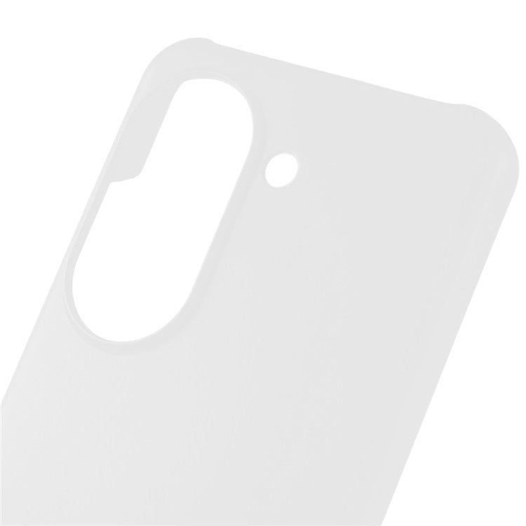 For Asus Zenfone 9 5G Glossy Rubberized Mobile Everyday Case Hard PC Shockproof Defender Phone Cover - White