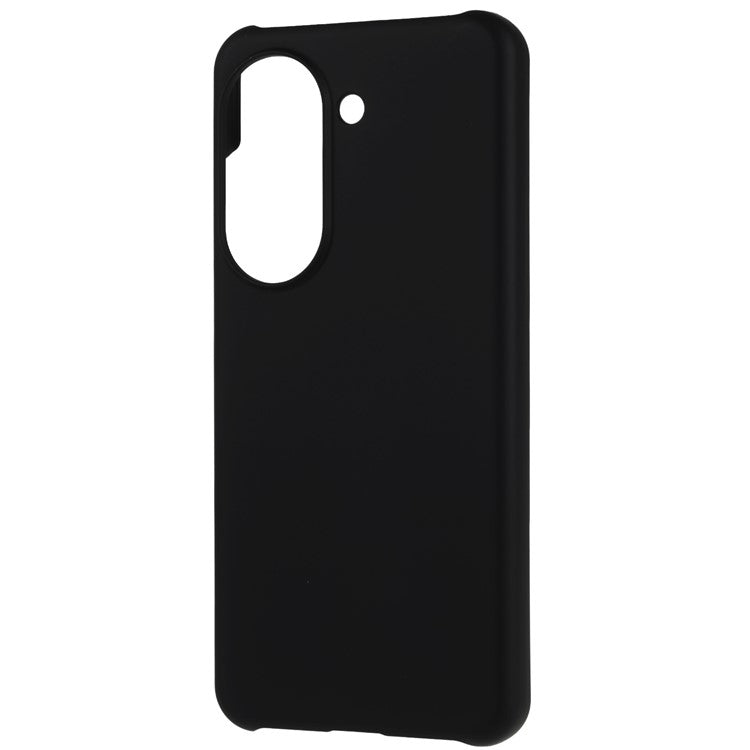 For Asus Zenfone 9 5G Glossy Rubberized Mobile Everyday Case Hard PC Shockproof Defender Phone Cover - Black