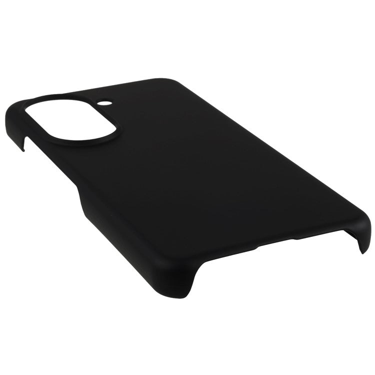 For Asus Zenfone 9 5G Glossy Rubberized Mobile Everyday Case Hard PC Shockproof Defender Phone Cover - Black