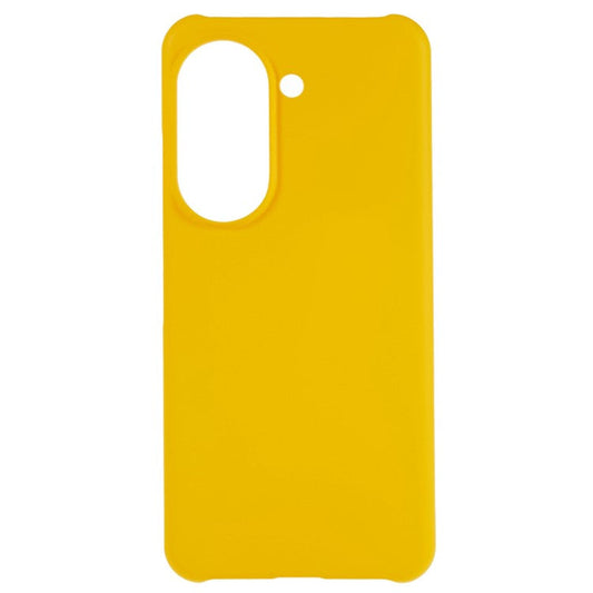 For Asus Zenfone 9 5G Glossy Rubberized Mobile Everyday Case Hard PC Shockproof Defender Phone Cover - Yellow