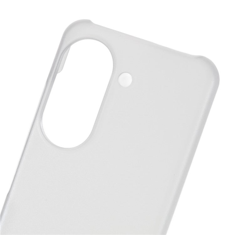 For Asus Zenfone 9 5G Glossy Rubberized Mobile Everyday Case Hard PC Shockproof Defender Phone Cover - Transparent