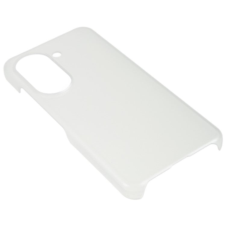 For Asus Zenfone 9 5G Glossy Rubberized Mobile Everyday Case Hard PC Shockproof Defender Phone Cover - Transparent