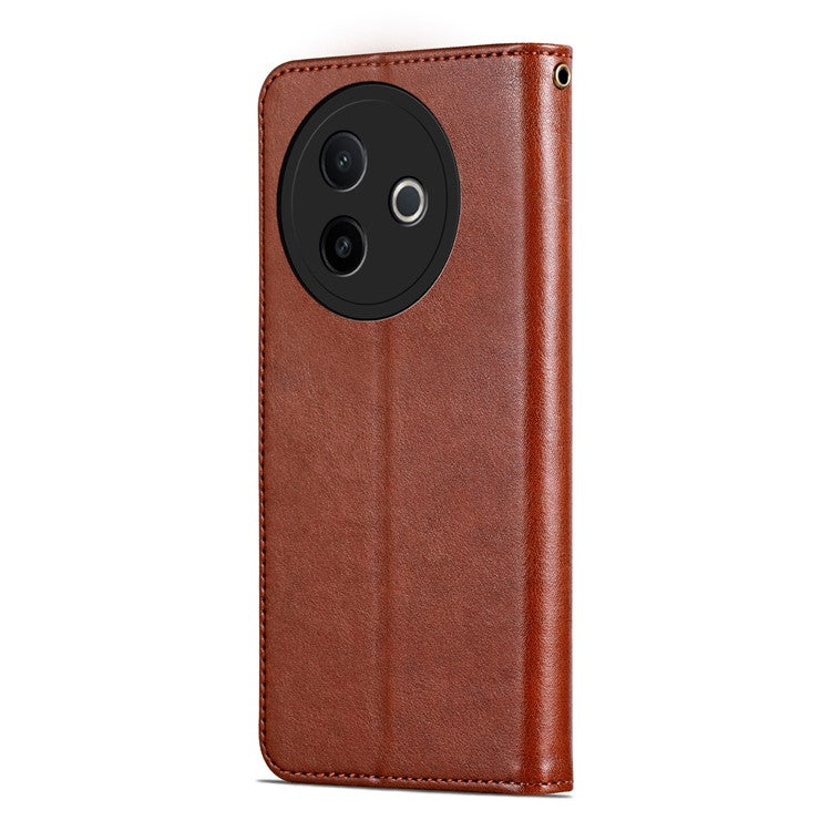 AZNS For vivo Y300i 5G  /  Y39 5G Case Anti-Scratch PU Leather Stand Wallet Phone Cover - Brown