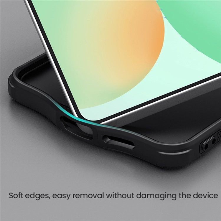 NILLKIN Frosted Shield Pro For Samsung Galaxy S25 Edge Case Matte PC + TPU Phone Cover - Black