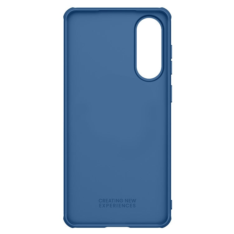 NILLKIN Frosted Shield Pro For Samsung Galaxy S25 Edge Case Matte PC + TPU Phone Cover - Blue