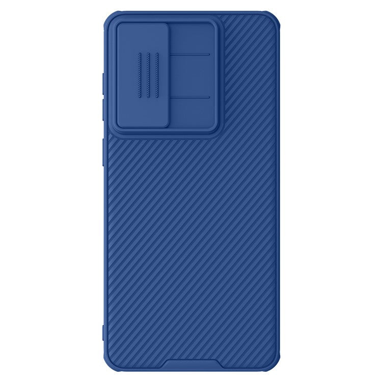NILLKIN Camshield Pro Series for Samsung Galaxy S25 Edge Case PC + TPU Slide Camera Lid Phone Cover - Blue