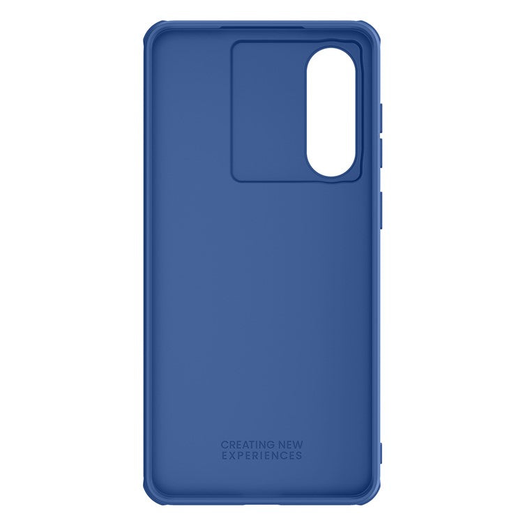 NILLKIN Camshield Pro Series for Samsung Galaxy S25 Edge Case PC + TPU Slide Camera Lid Phone Cover - Blue
