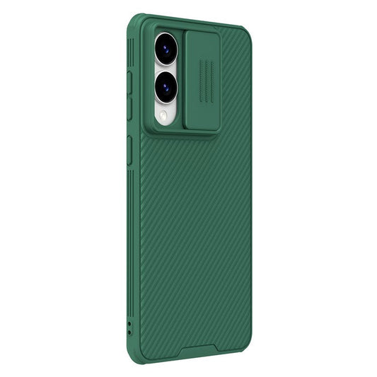 NILLKIN Camshield Pro Series for Samsung Galaxy S25 Edge Case PC + TPU Slide Camera Lid Phone Cover - Green