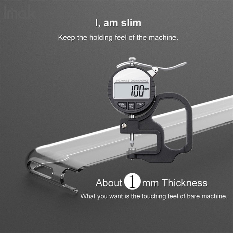 IMAK UX-5 Series For Samsung Galaxy S25 Edge Case Shockproof TPU Clear Slim Back Shell