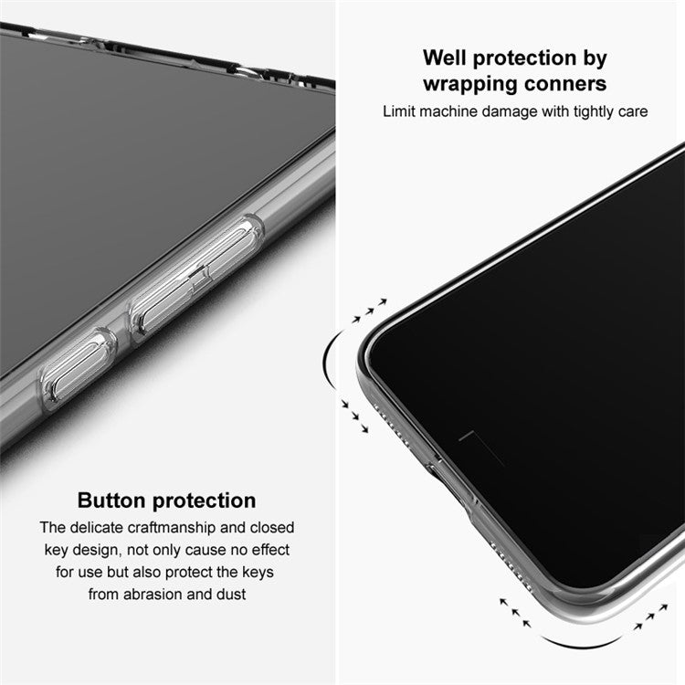 IMAK UX-5 Series For Samsung Galaxy S25 Edge Case Shockproof TPU Clear Slim Back Shell