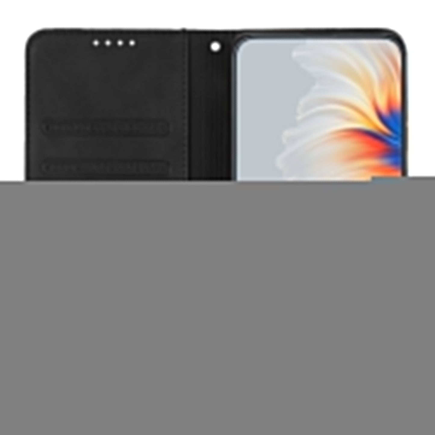 For vivo V50 Lite 5G Leather Case Wallet Stand Smile Imprinted Phone Cover with Strap - Black