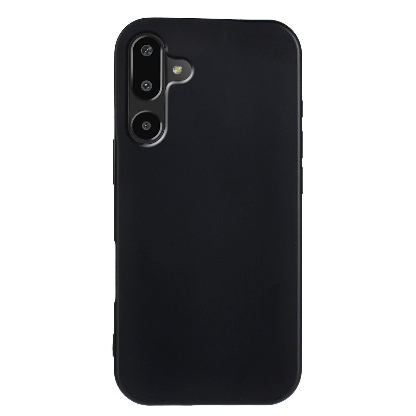 For Samsung Galaxy M16 5G / Galaxy F16 5G TPU Case Soft Matte Anti-Fingerprint Phone Back Cover - Black