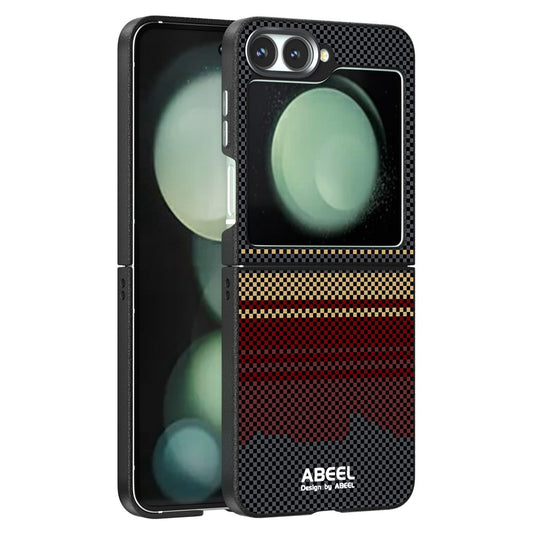 ABEEL For Samsung Galaxy Z Flip7 FE 5G / Z Flip6 5G Case Compatible with MagSafe Ultra Slim PC TPU Phone Back Cover - Sunrise