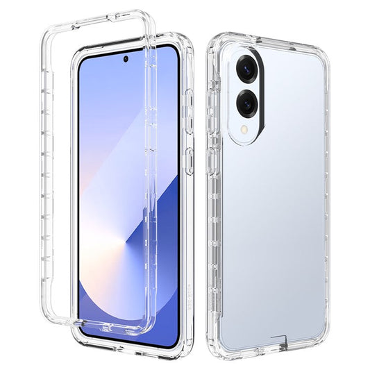 For Samsung Galaxy S25 Edge Case TPU PC 2 in 1 Dropproof Clear Phone Cover