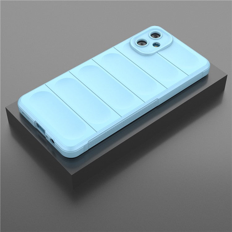 For Samsung Galaxy F06 5G  /  M06 5G Case Anti-Drop Soft TPU Rugged Phone Back Cover - Baby Blue
