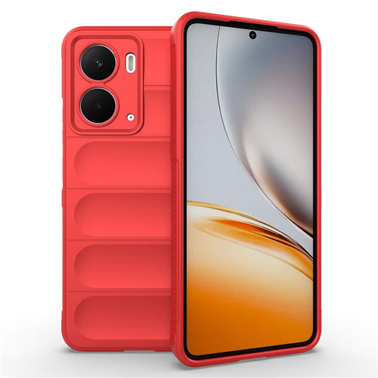 For Realme P3 5G  /  Neo7x 5G Case Anti-Drop Soft TPU Rugged Phone Back Cover - Red