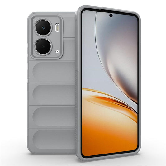 For Realme P3 5G  /  Neo7x 5G Case Anti-Drop Soft TPU Rugged Phone Back Cover - Light Grey