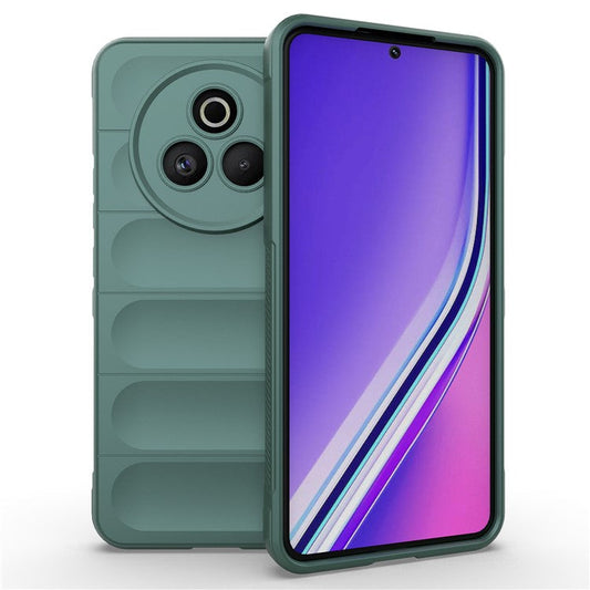 For Realme P3 Pro 5G Case Anti-Drop Soft TPU Rugged Phone Back Cover - Green