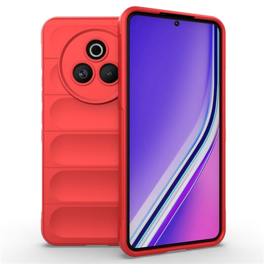 For Realme P3 Pro 5G Case Anti-Drop Soft TPU Rugged Phone Back Cover - Red