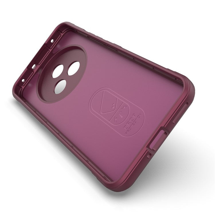 For Realme P3 Pro 5G Case Anti-Drop Soft TPU Rugged Phone Back Cover - Wine Red