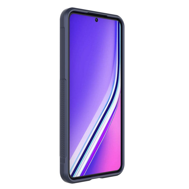 For Realme P3 Pro 5G Case Anti-Drop Soft TPU Rugged Phone Back Cover - Dark Blue
