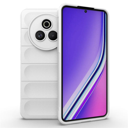 For Realme P3 Pro 5G Case Anti-Drop Soft TPU Rugged Phone Back Cover - White