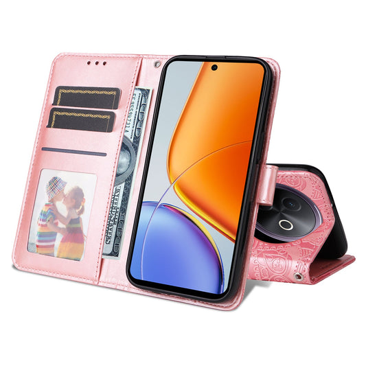 For vivo Y300i 5G / vivo Y39 5G Case Sunflower Imprint Leather Wallet Phone Cover - Pink