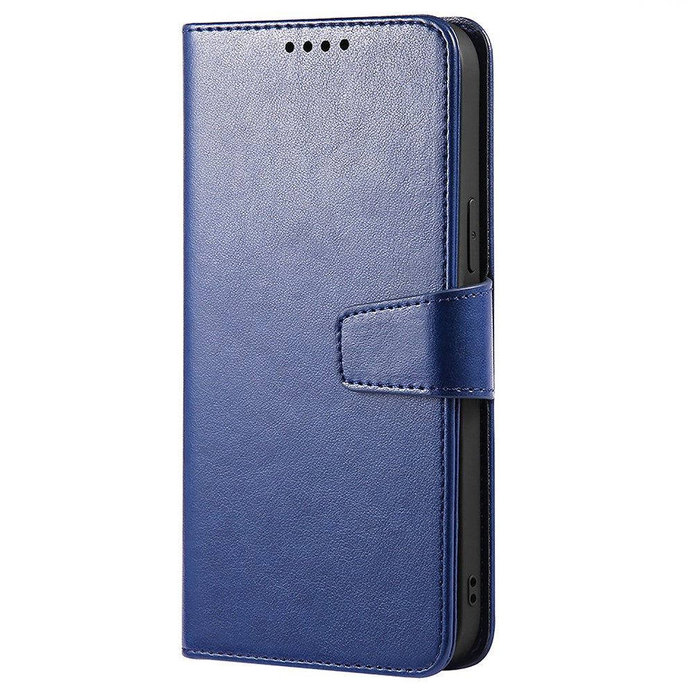 For Oppo Reno13 5G (Global) Case Stand Card Holder Wallet Leather Phone Cover - Blue