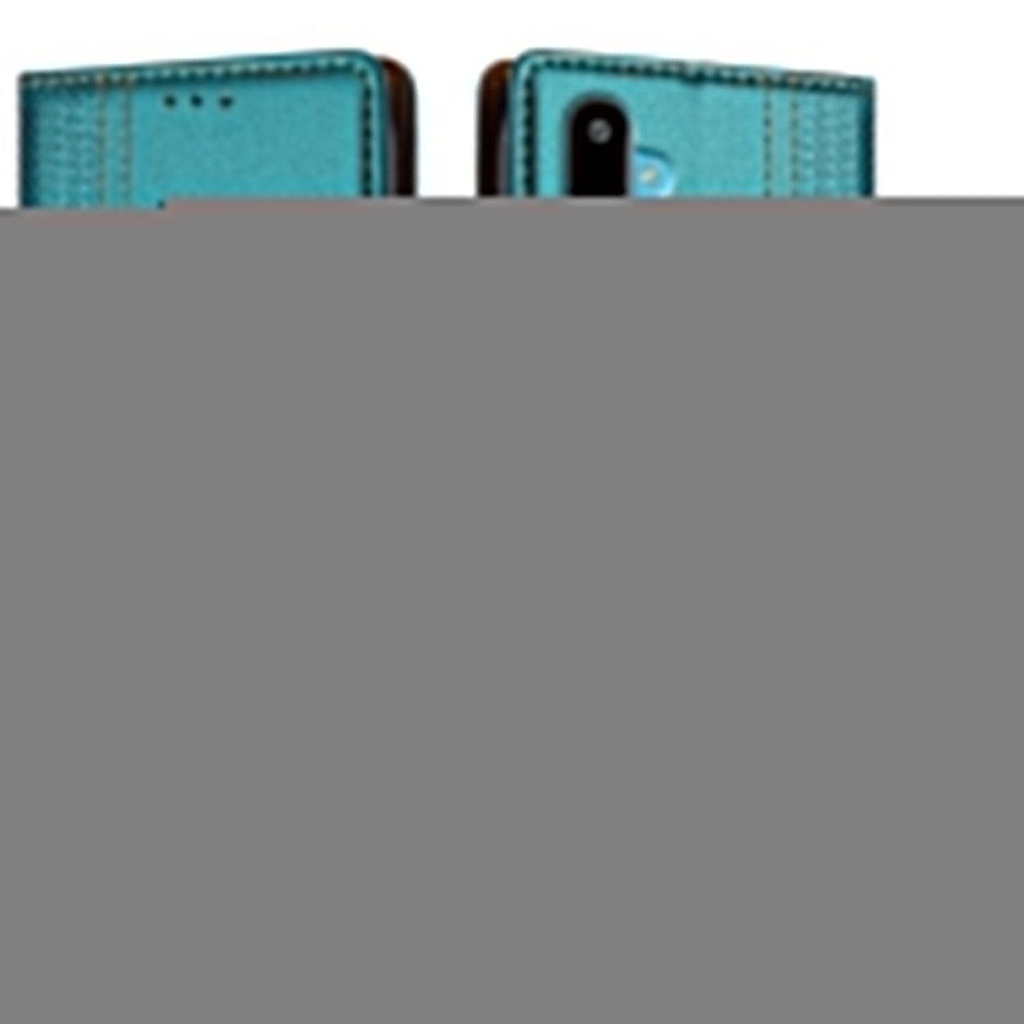 For Samsung Galaxy M06 5G / Galaxy F06 5G Case L-Shaped Grid Pattern Leather Stand Phone Cover with Card Slots - Green