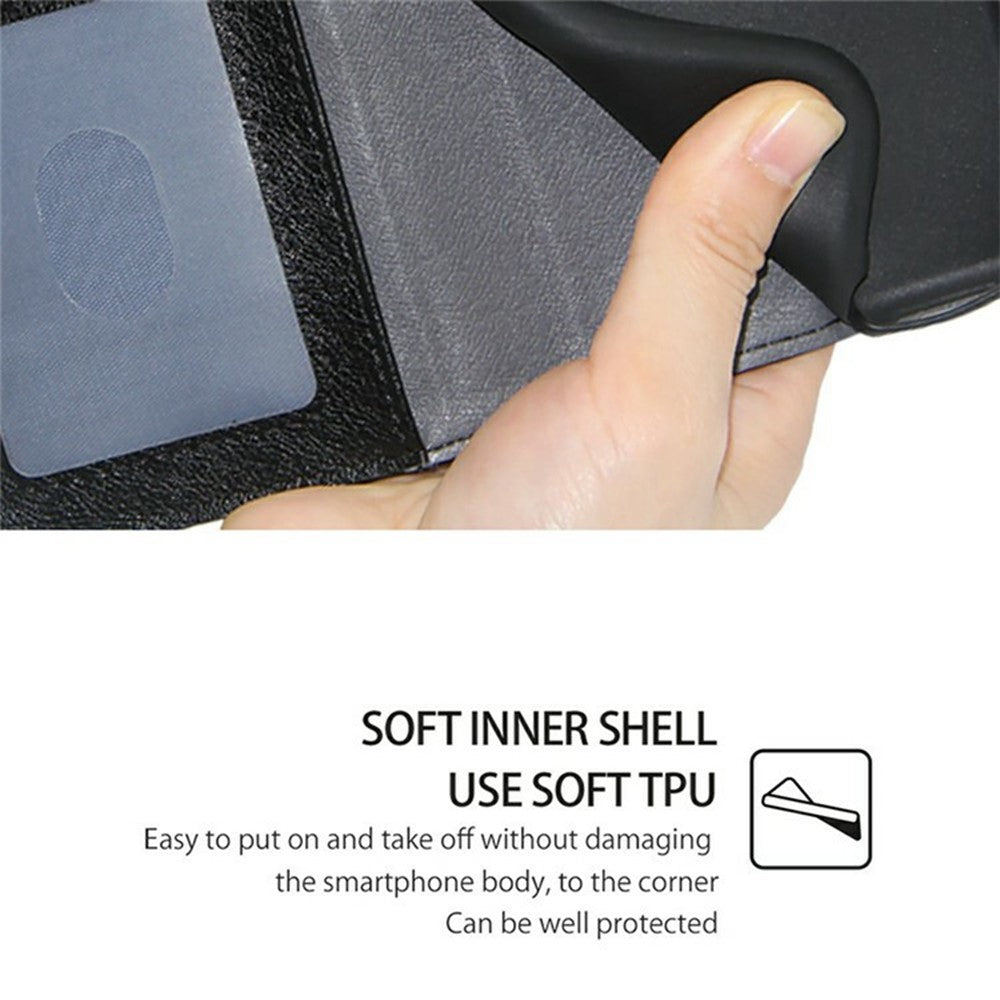 For Oppo Reno13 F 5G  /  4G Case Zipper Pocket PU Leather Wallet Flip Phone Cover - Black