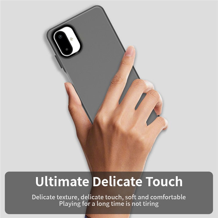 For Samsung Galaxy F06 5G  /  M06 5G Case PC + TPU + PET Matte Anti-Drop Phone Back Cover - Black