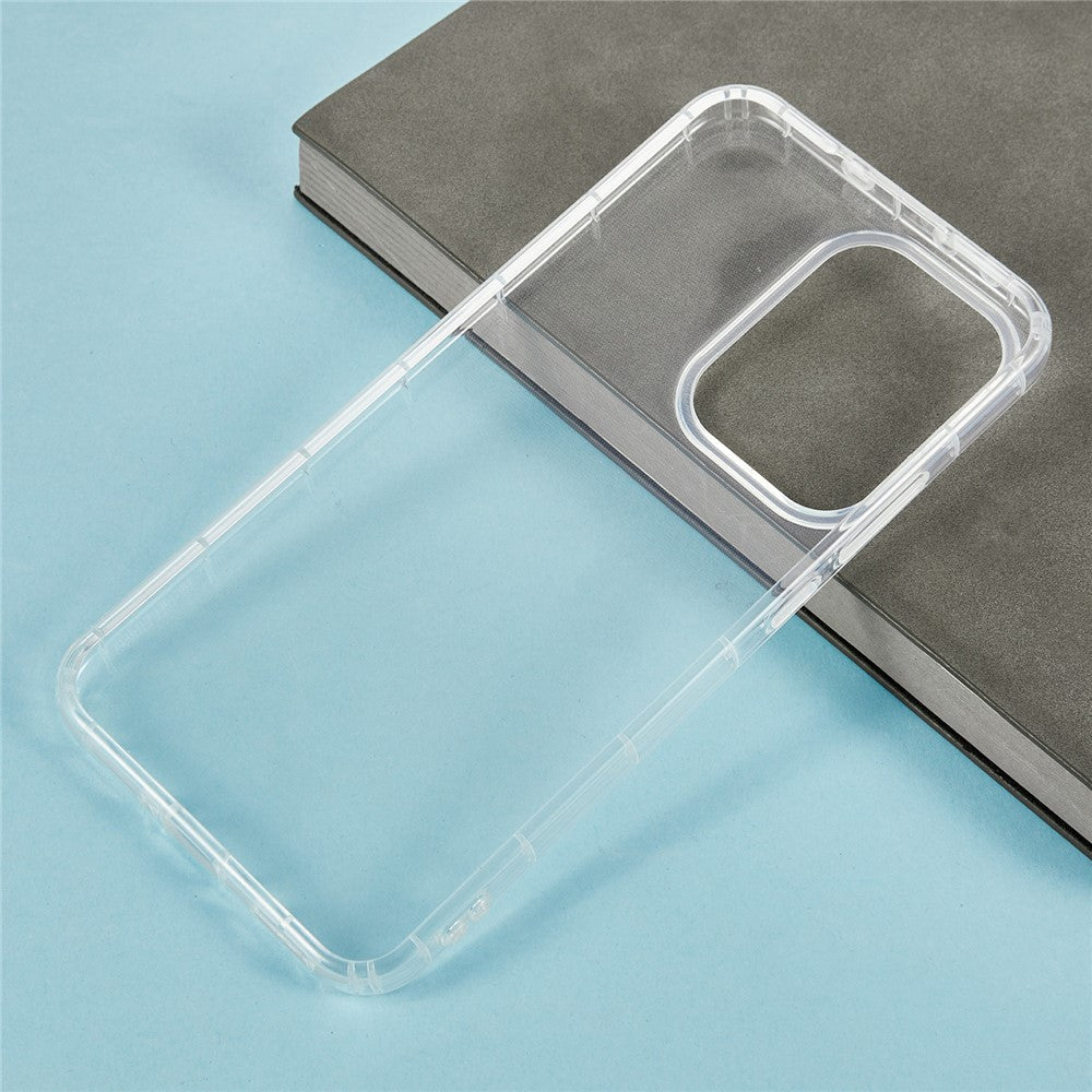 For Oppo Reno13 Pro 5G Case Transparent TPU Phone Back Cover Airbag Protection