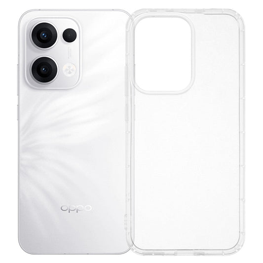 For Oppo Reno13 5G (Global) Case Transparent TPU Phone Back Cover Airbag Protection