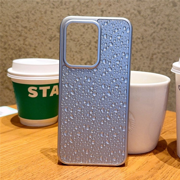 For Oppo Reno13 5G (Global) Case Creative Raindrop Phone Back Cover - Grey