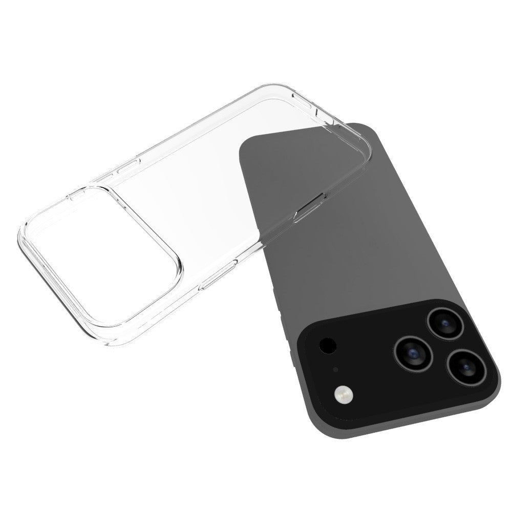 For iPhone 17 Pro Max Case Watermark Resistant TPU Clear Phone Back Cover