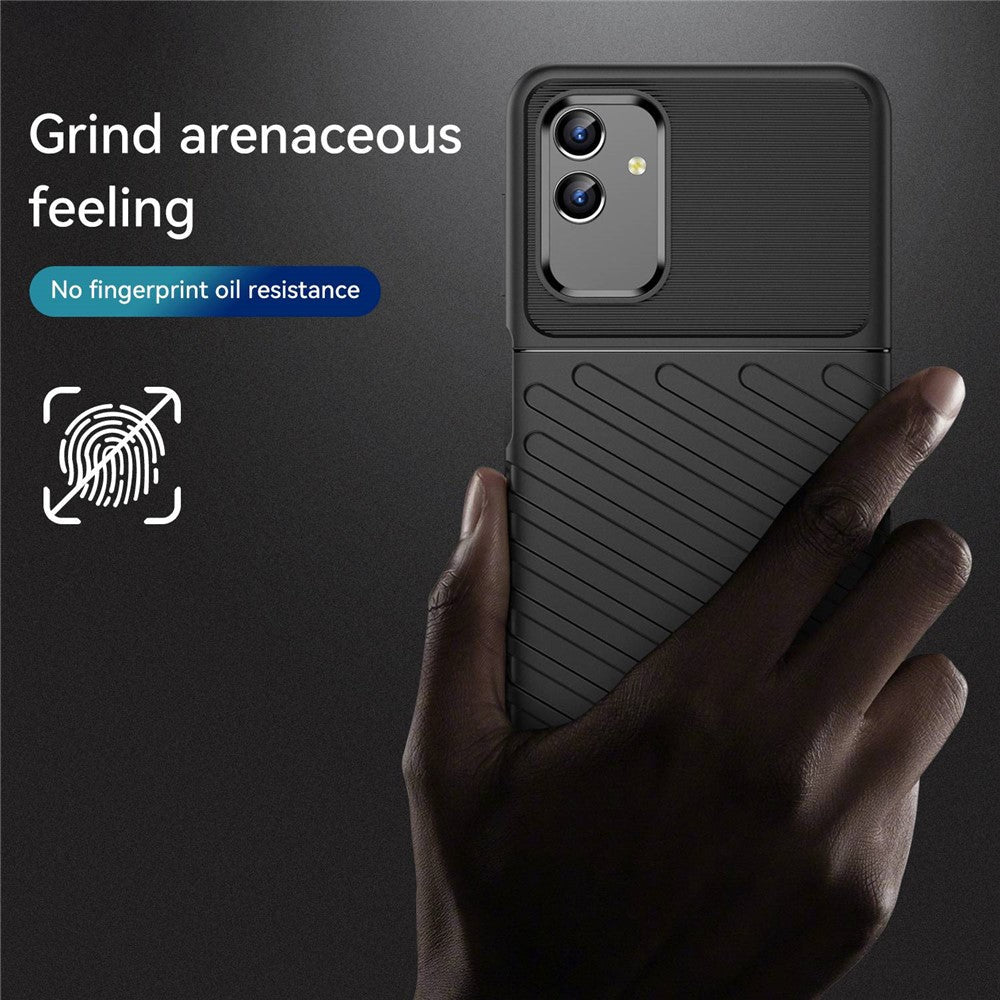 For Samsung Galaxy M13 5G / A13 4G / A13 5G / A04s 4G (164.7 x 76.7 x 9.1 mm) TPU Phone Case Anti-Slip Phone Cover - Black