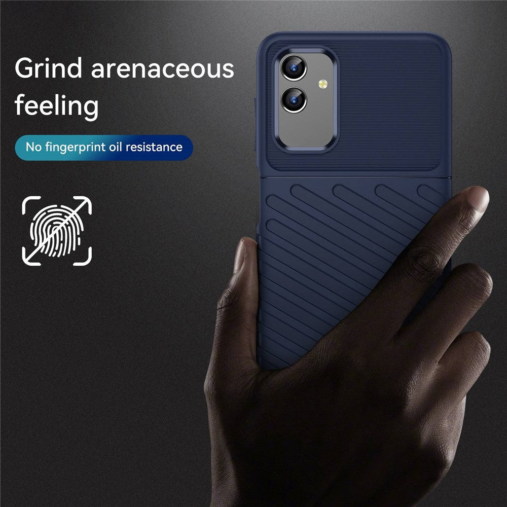 For Samsung Galaxy M13 5G / A13 4G / A13 5G / A04s 4G (164.7 x 76.7 x 9.1 mm) TPU Phone Case Anti-Slip Phone Cover - Blue