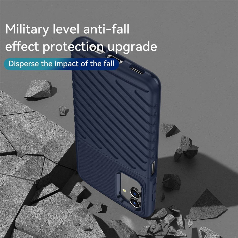 For Samsung Galaxy M13 5G / A13 4G / A13 5G / A04s 4G (164.7 x 76.7 x 9.1 mm) TPU Phone Case Anti-Slip Phone Cover - Blue