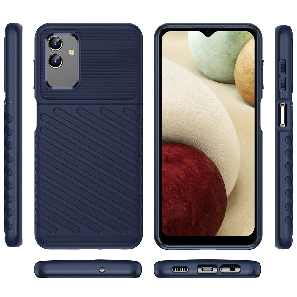 For Samsung Galaxy M13 5G / A13 4G / A13 5G / A04s 4G (164.7 x 76.7 x 9.1 mm) TPU Phone Case Anti-Slip Phone Cover - Blue