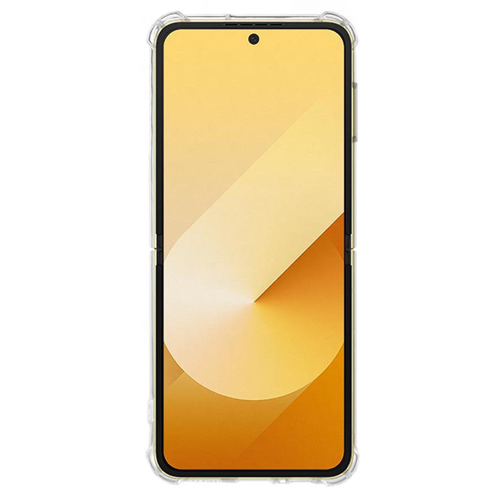 KALEBOL For Samsung Galaxy Z Flip7 FE 5G / Z Flip6 5G Case 1.5mm TPU Transparent Anti-Drop Phone Cover