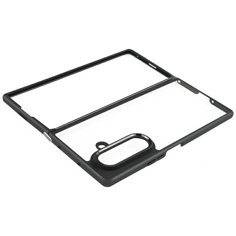 For Samsung Galaxy Z Fold7 5G Case Shockproof PC + TPU Clear Back Phone Cover