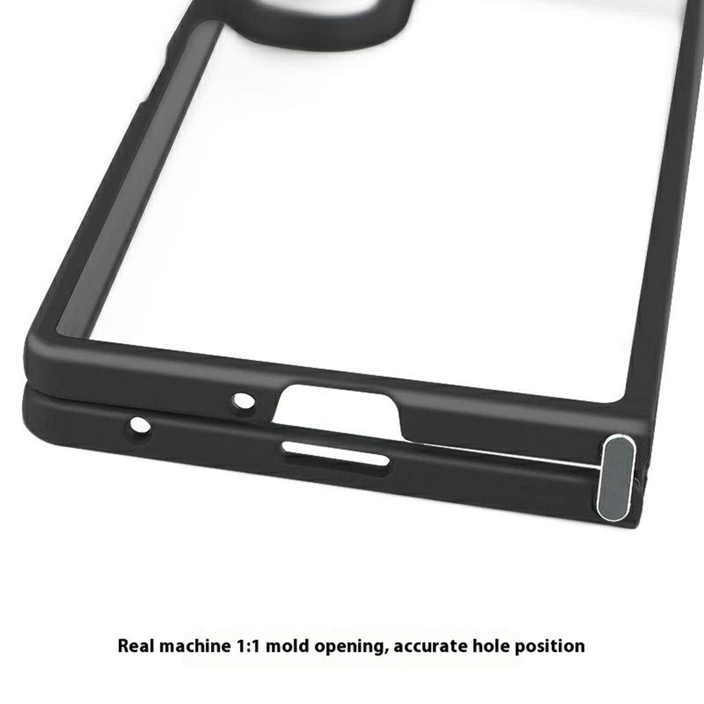 For Samsung Galaxy Z Fold7 5G Case Shockproof PC + TPU Clear Back Phone Cover